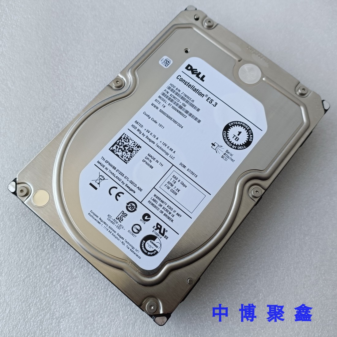dellR720R6201TBSAS硬盘
