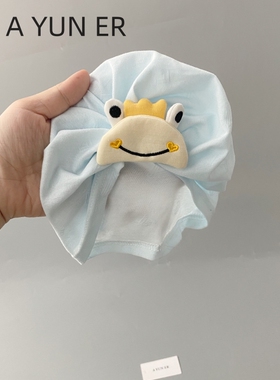 婴儿帽子春夏薄款男女宝宝印度帽小月龄护囟门帽新生儿婴幼儿胎帽