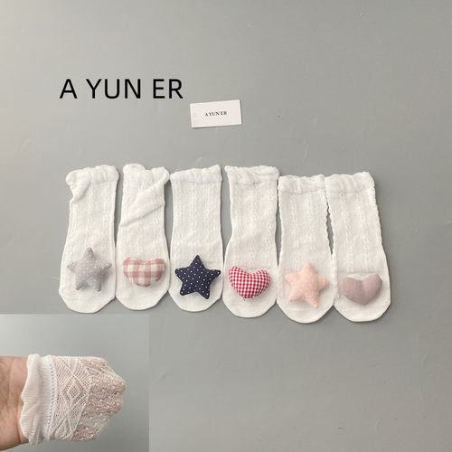 新生儿袜子夏季轻薄款男女宝宝袜