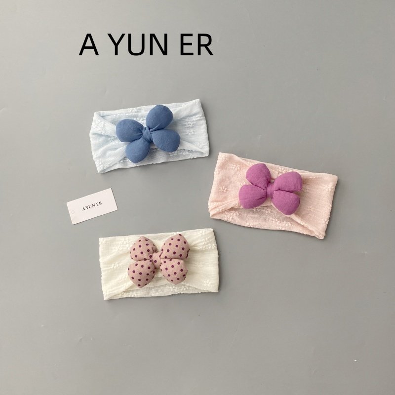 婴幼儿护囱门帽子夏季薄款小月龄蕾丝发饰女宝宝甜美囟门新生发带