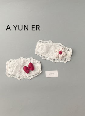 婴儿发带夏季薄款蕾丝公主新生儿胎帽气门帽女宝宝空顶护囟门帽子