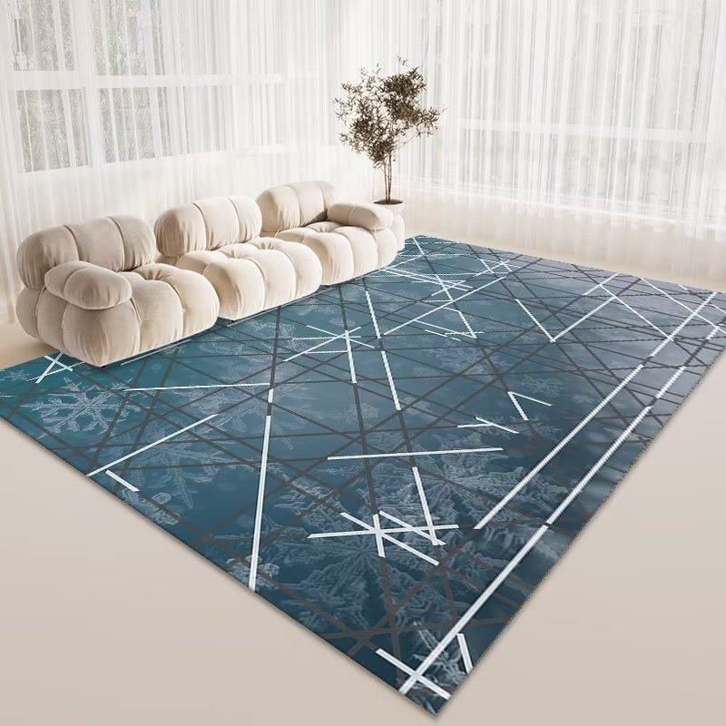 轻奢卧室床边地毯家用安全防滑垫简约脚垫客厅满铺隔音防潮软地垫