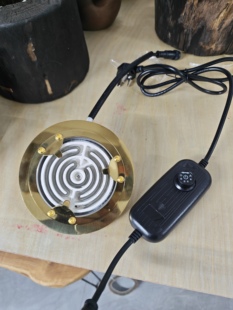 煨炉潮汇新款进口电炉丝煮茶器电碳炉芯煮茶炉配件电炉丝发热炉盘