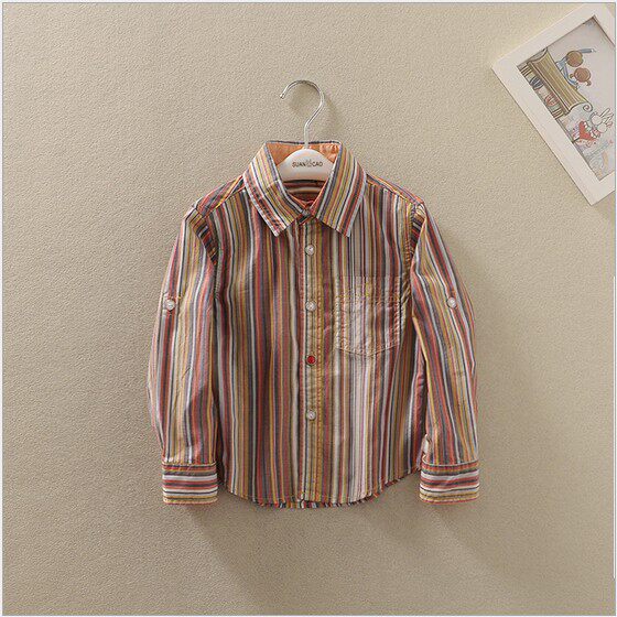 Chemise garcon à manche longue - Ref 2075376 Image 1