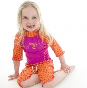 【清仓】英国Splash About儿童防紫外线游泳衣裤套装沙滩防晒衣服