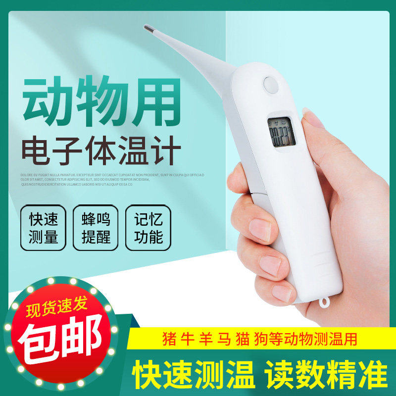 宠物体温计猫咪狗狗温度计兽用肛门电子体温表猫咪小狗感冒测体温