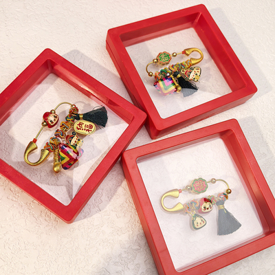 端午节五彩绳金榜题名中高考胸针