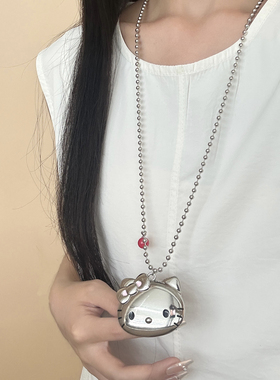 可爱KT猫吊坠项链女2025新款配饰