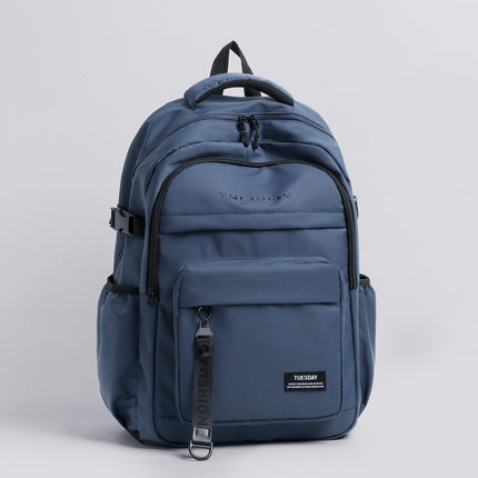 菊仙子时尚防水休闲笔记本电脑男士背包商务旅行双肩包高级感背包