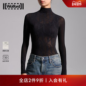 Wolford 沃尔福特Lace气质W满印多搭柔软舒适连体衣女78320