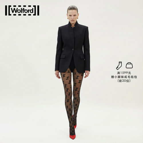 Wolford2026新款春夏图案20D黑丝