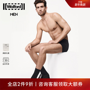 男士 商务正装 棉混纺不闷中筒袜45001 沃尔福特Cotton经典 Wolford