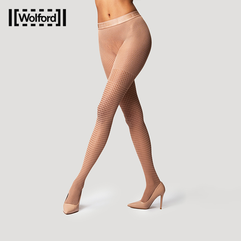 Wolford/沃尔福特Mosaic Net马赛克网状连裤袜女19460