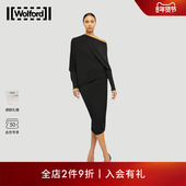 Wolford 沃尔福特Viscose优雅气质露肩针织连衣裙53297