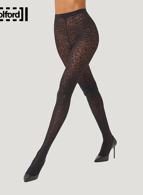 【当季新品】Wolford/沃尔福特Pantera40D春秋豹纹连裤袜女17658