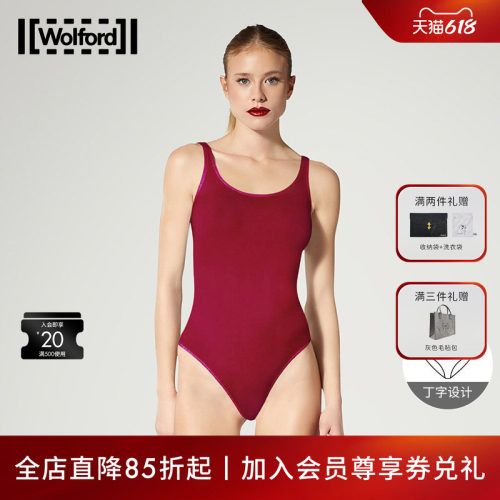 Wolford/沃尔福特Jamaika光泽感无袖背心连体衣女75086