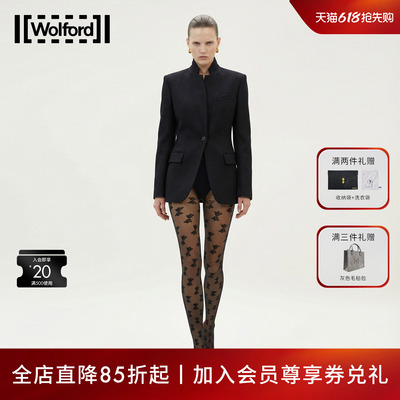 Wolford2026新款春夏图案20D黑丝