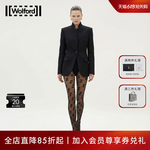 Wolford2026新款春夏图案20D黑丝