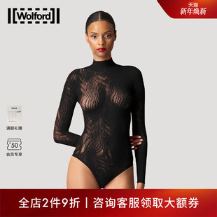 连体衣女79314 Net网纹丁字裤 Wolford 沃尔福特Snake