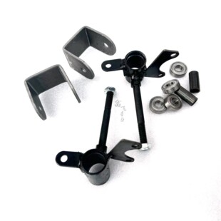 四轮电动卡丁车沙滩车配件前转向羊角轴 转向节10MM 12MM轴