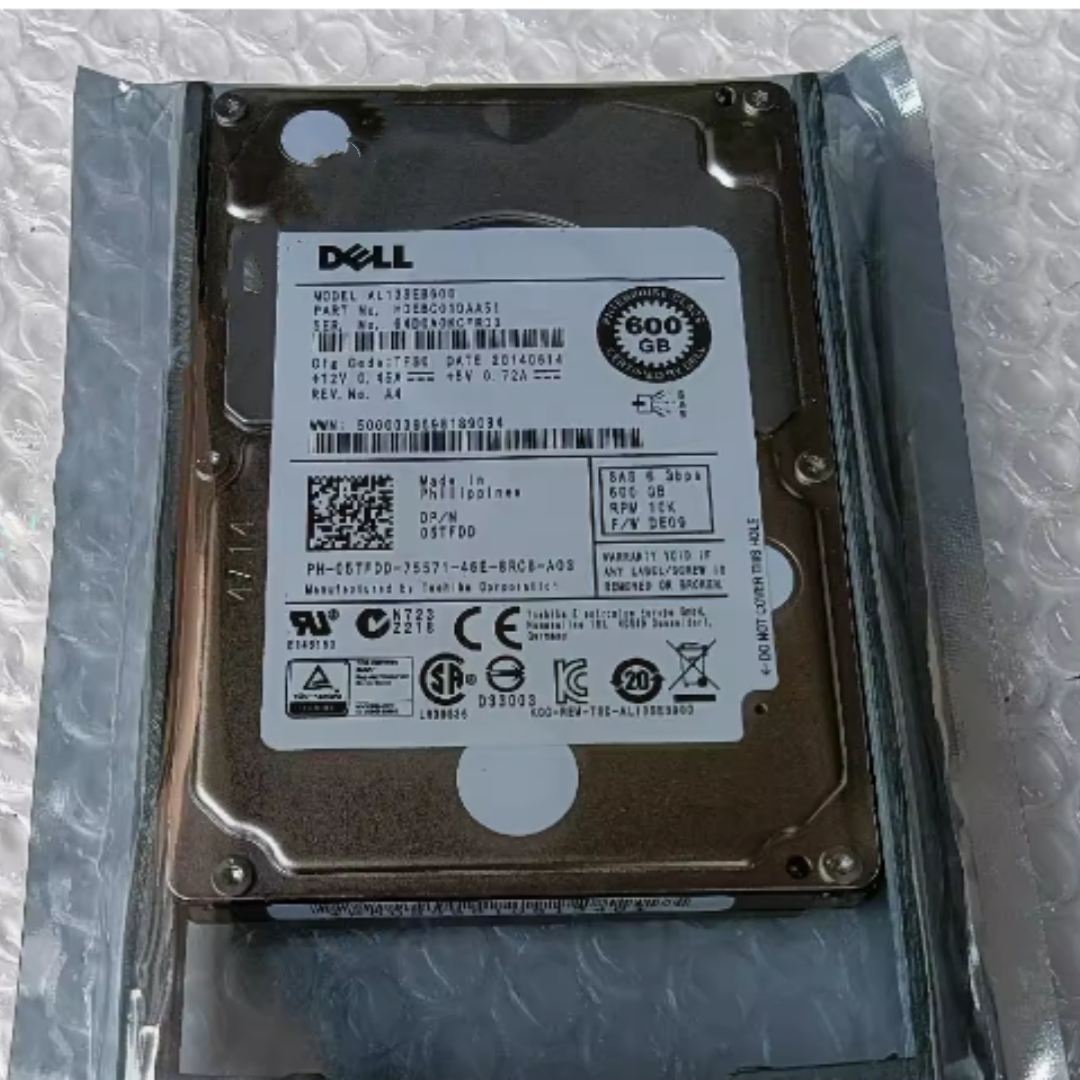 戴尔/DELL 05TFDD AL13SEB600 600G 10K 2.5 SAS硬盘HDEBC01DAA51