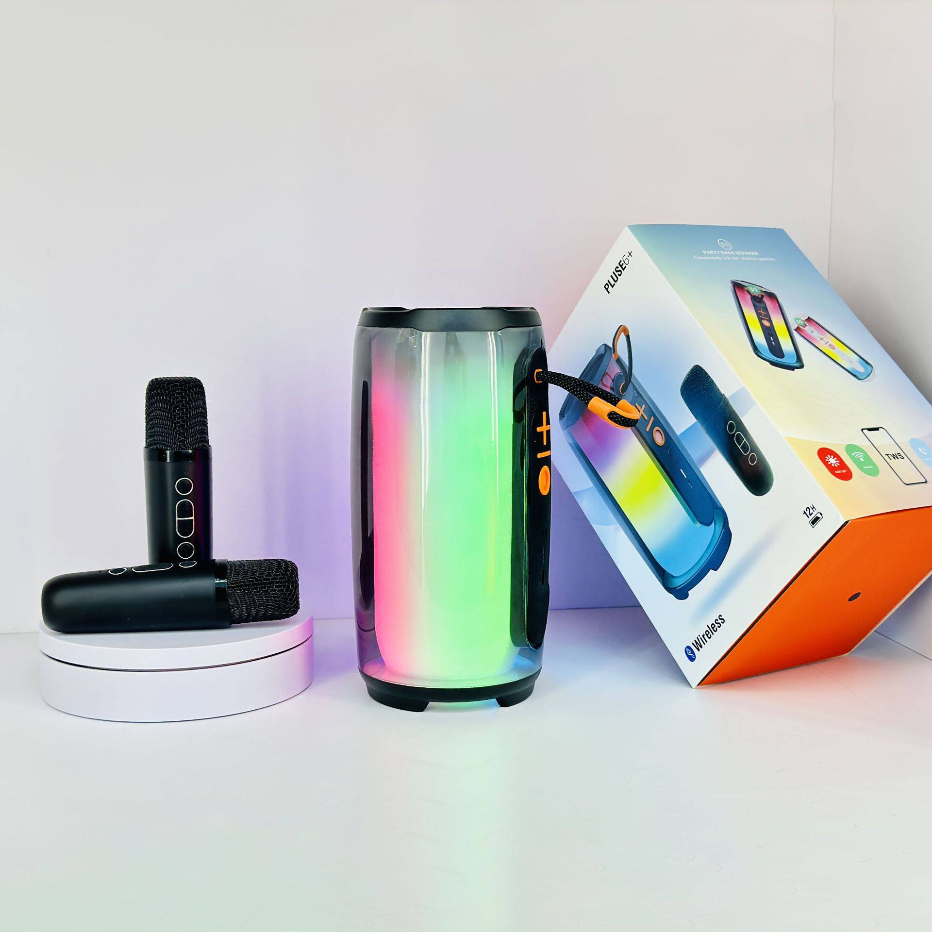 新款PLUSE5脉动5脉动6抖音同款k歌网红便携式蓝牙户外露营音响