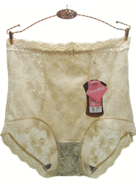 彩田内裤女高腰32026透明性感裤蕾丝抗菌底裆收腹春夏女士三角裤