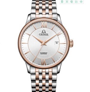 T1851M 瑞士GENIE爵尼手表日历自动机械表男士 防水商务GNQ