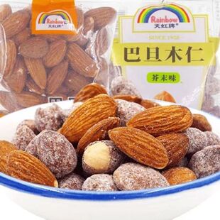 新疆天虹芥末味巴旦木仁小包装杏仁休闲天虹牌巴旦木坚果零食特产