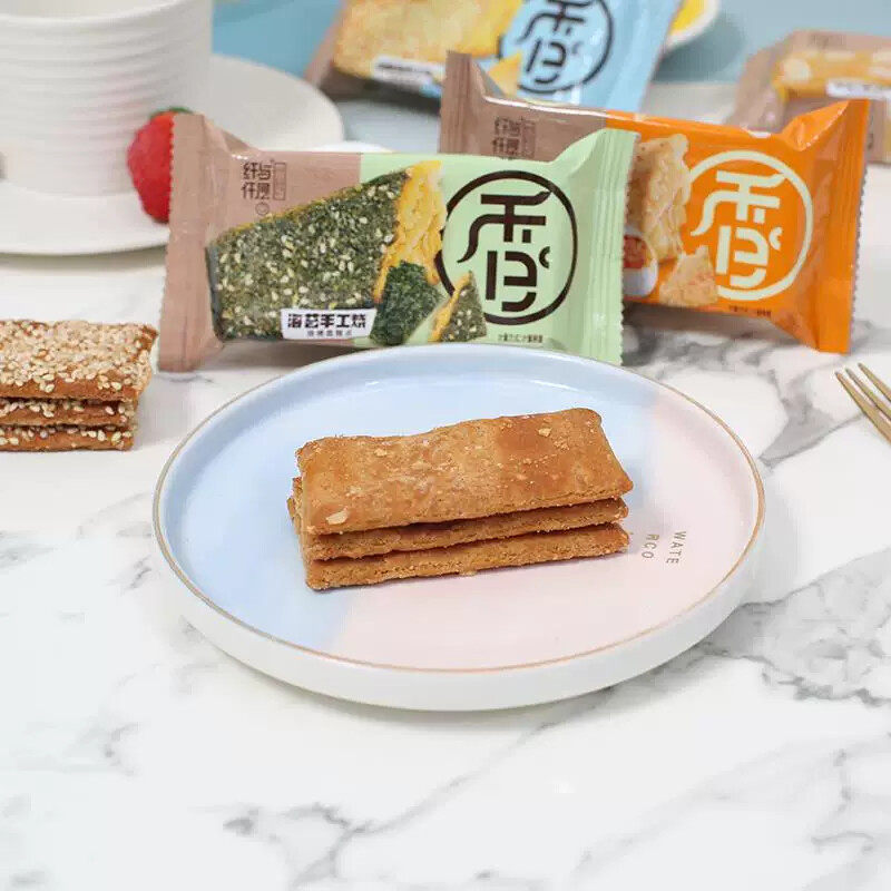 DDD苏琪纤与仟层手工烧饼干散装小包装巧克力椒盐海苔芝士味休闲