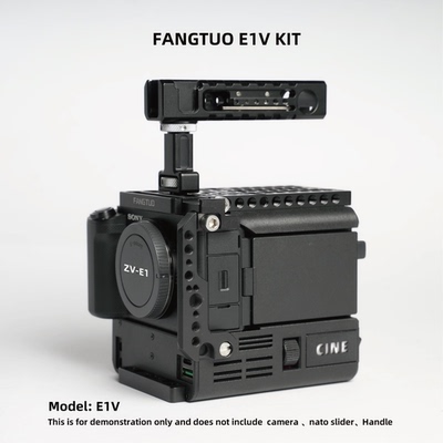 方拓索尼ZV-E1兔笼V口电池拓展