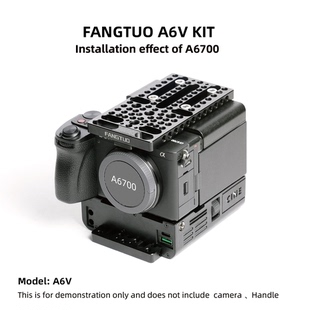 Fangtuo索尼a6700相机兔笼 V口电池带散热拓展框 方拓a6v套件