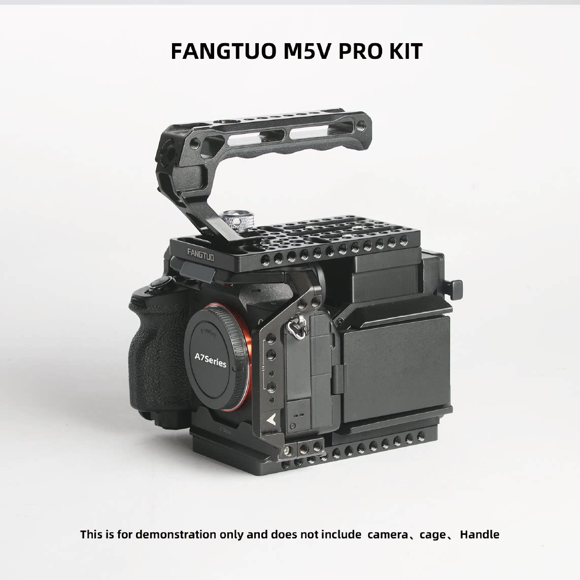 方拓M5VPro 通用相机兔笼 索尼FX3/A7M4/M5/ caneback供电拓展框