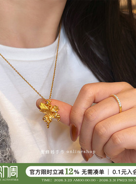 马年星辰飞马项链轻奢小众锁骨链