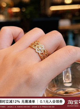 蜜蜂妈金店同款金刚杵戒指