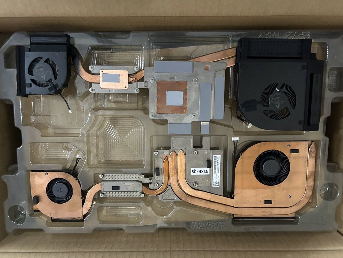 全新联想 thinkpad p71 72 风扇 p73 p52 散热器 模组 01hy797 /5