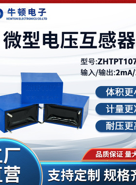 精密微型交流电压互感器变压器ZHTPT107 深色 2mA/2mA