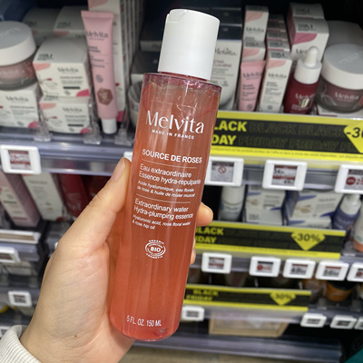 法国蜜葳特melvita高山有机玫瑰精露150ml保湿精华水提亮爽肤水