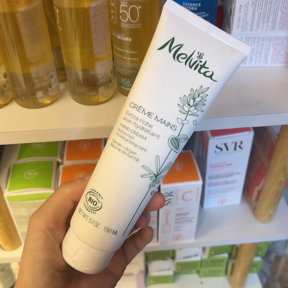 蜜葳特melvita乳木果摩洛哥坚果油有机滋润手霜修复干裂150ml