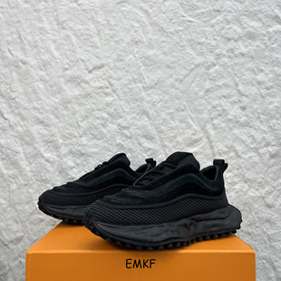 厚底增高复古老爹鞋 网红爆款 男 潮牌高级感百搭黑色休闲运动鞋 男鞋