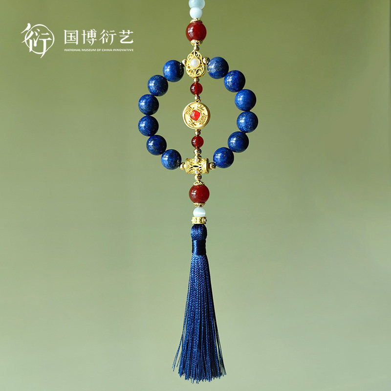 中国国家博物馆福禄寿禧财挂饰五福临门平安好运吉祥寓意挂饰车挂