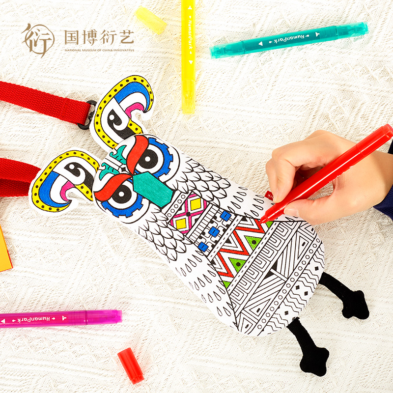 可水洗笔袋中国国家博物馆复古