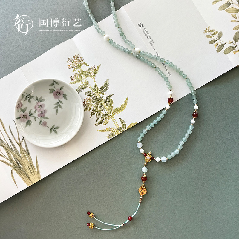 中国国家博物馆天官赐福古风长款项链饰品女生礼物新中式项链配饰