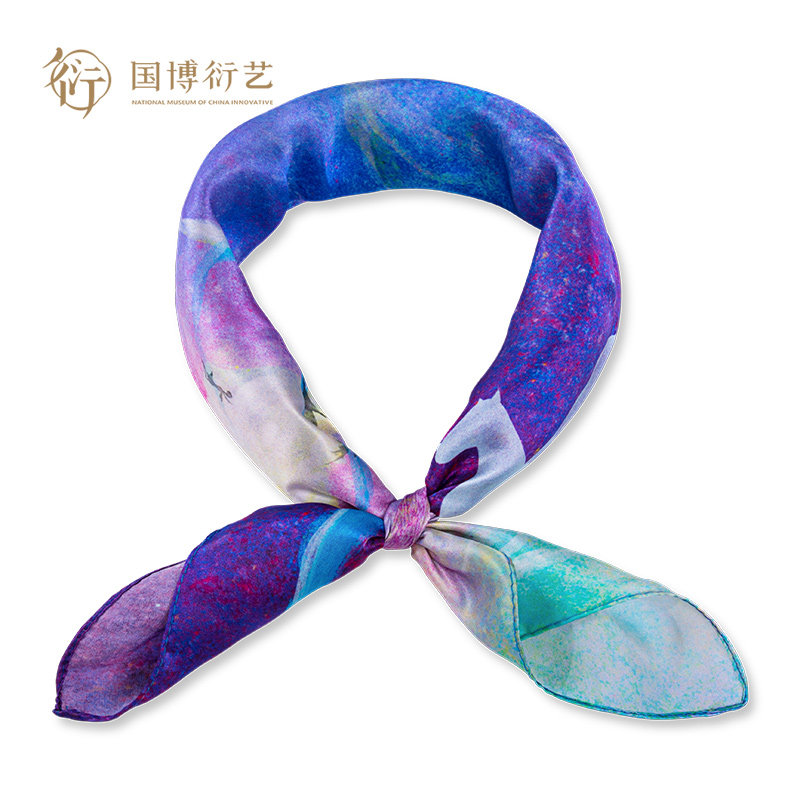 中国国家博物馆以梦为马丝巾女士防晒两用装饰生日情侣礼物文创