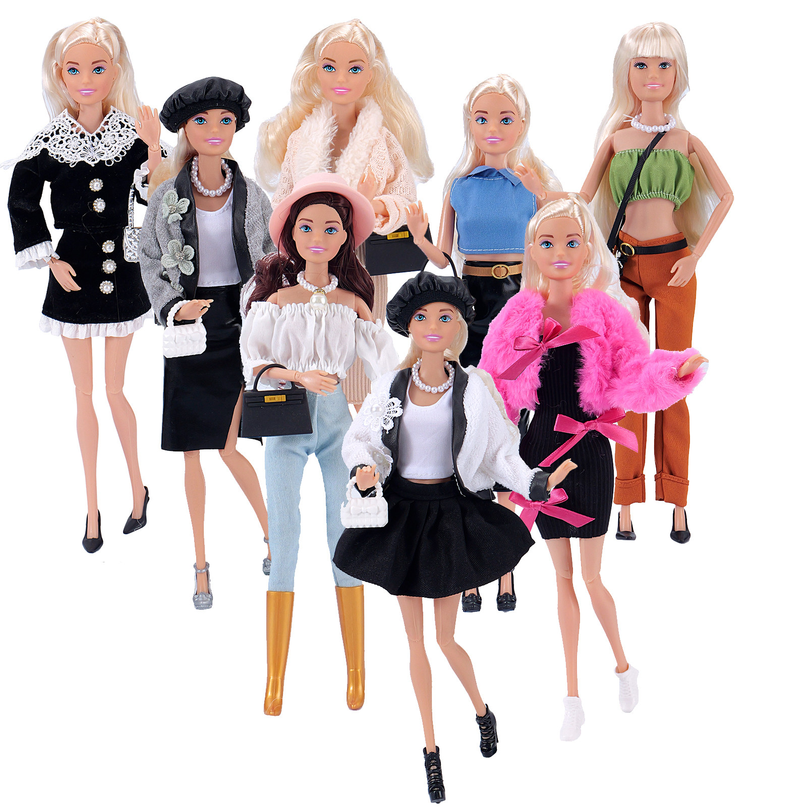 新款时装针织外套秋冬款衣服适合11寸Barb 30cm女孩洋娃娃着装,玩具/童车/益智/积木/模型,娃娃/配件/着替,淘宝优惠券,粉丝福利购,淘宝优惠卷