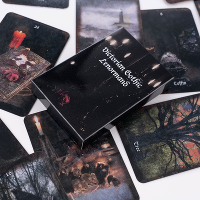 暗黑复古风格哥特雷诺曼 传统体系手感升级版利诺曼