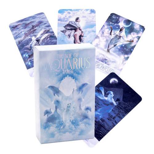 十二星座水瓶座塔罗牌 the age of aquarius tarot 宝瓶座塔luo牌