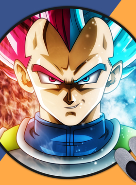 七龙珠动漫周边地垫房间卧室床边毯电脑电竞椅防滑加厚圆形地垫