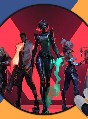 无畏契约Valorant游戏周边地毯宿舍超大电脑椅垫防磨家用圆形地垫