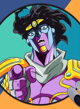 JOJO的奇妙冒险动漫周边地毯房间卧室床边毯电脑椅加厚圆形地垫